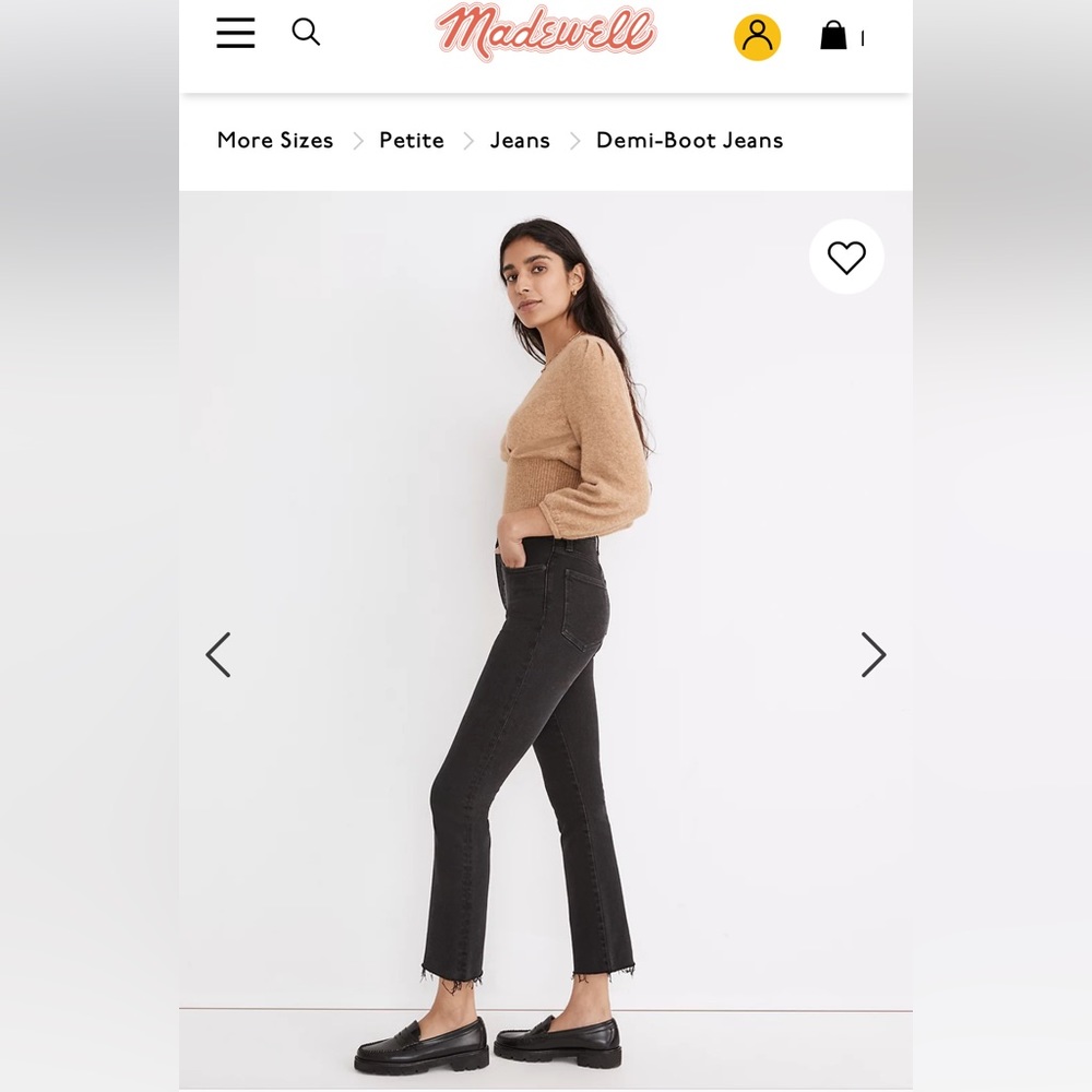 Cali Demi-Boot Jeans in Bayland Wash: Raw-Hem Edition